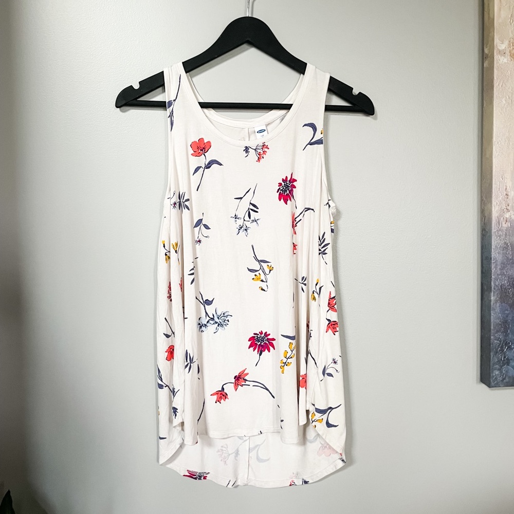 White Floral Top
